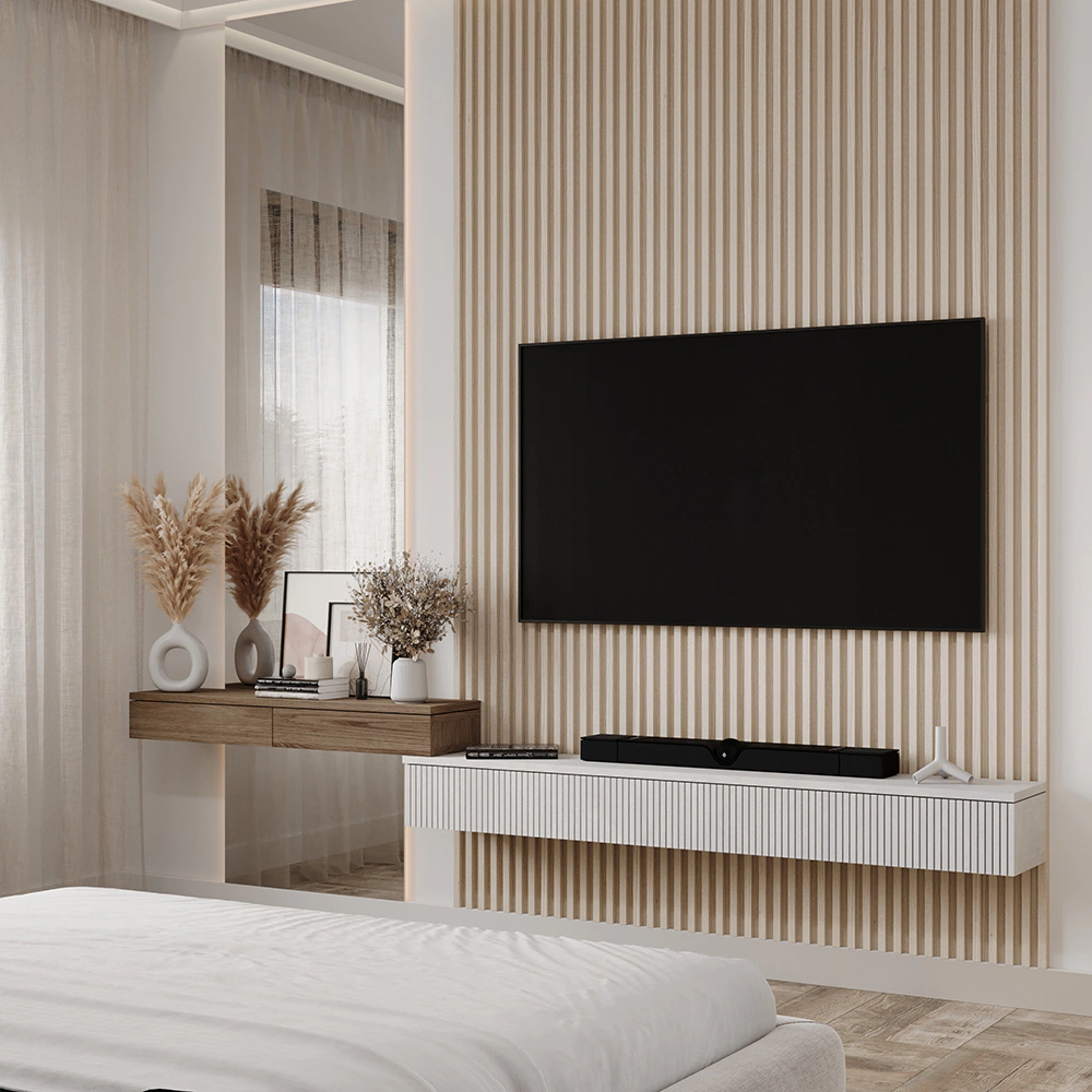 Панель реечная ПВХ 2900х168х24 мм Дуб светло-серый