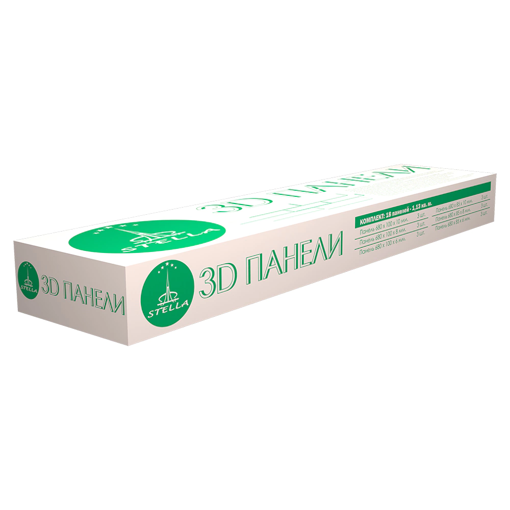 Панель МДФ 1,13 м2 Санремо 3D STELLA