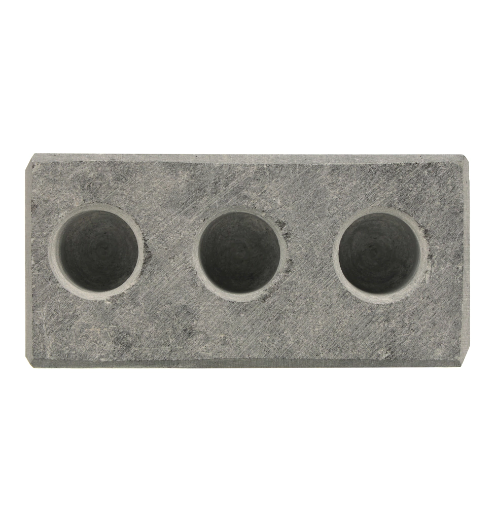 Испаритель для бани и сауны из талькохлорита с 3 отверстиями