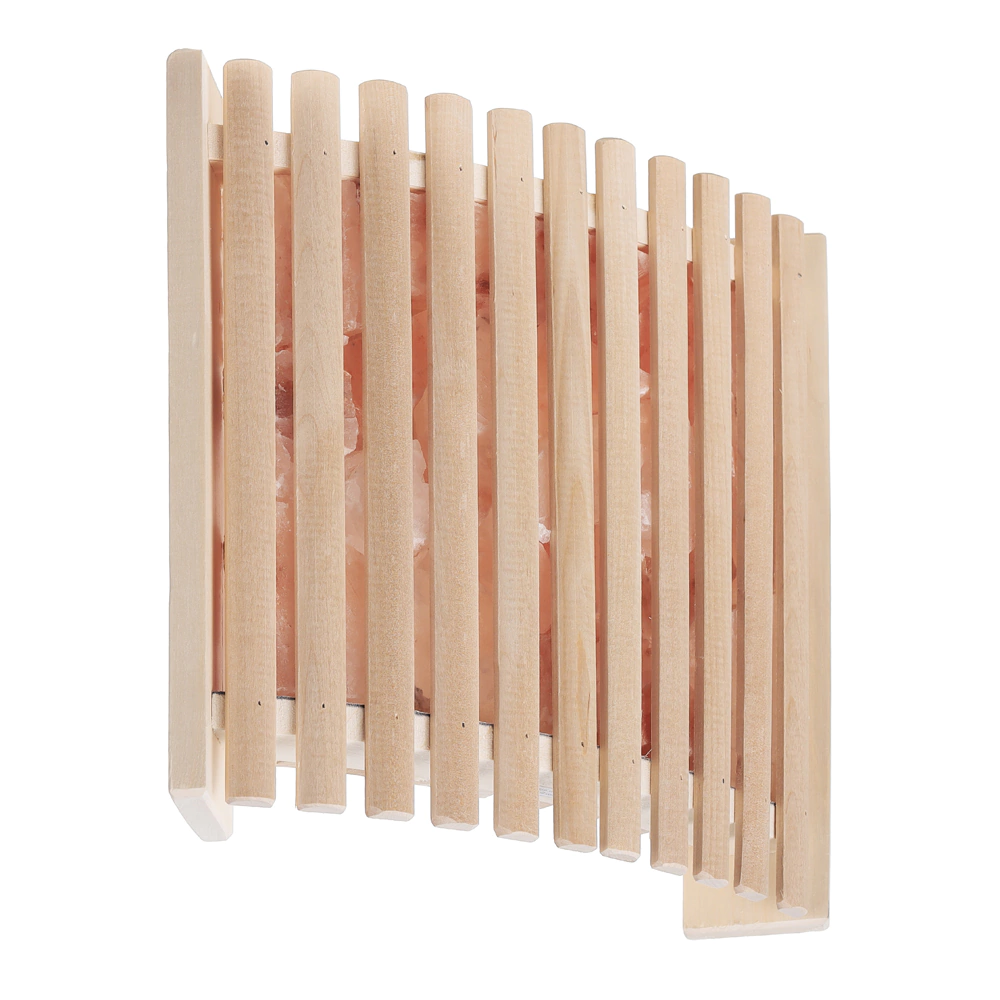 Абажур с гималайской солью россыпью для светильника DoorWood угловой