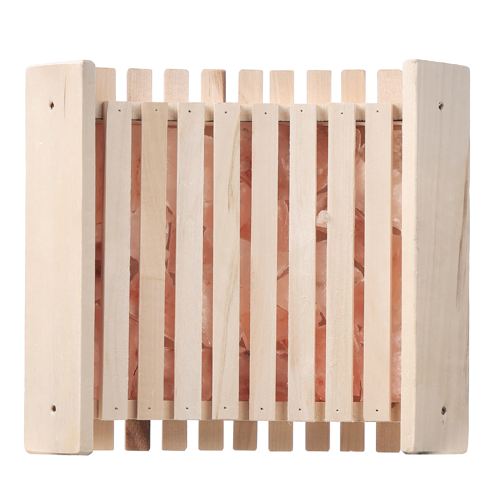 Абажур с гималайской солью россыпью для светильника DoorWood угловой