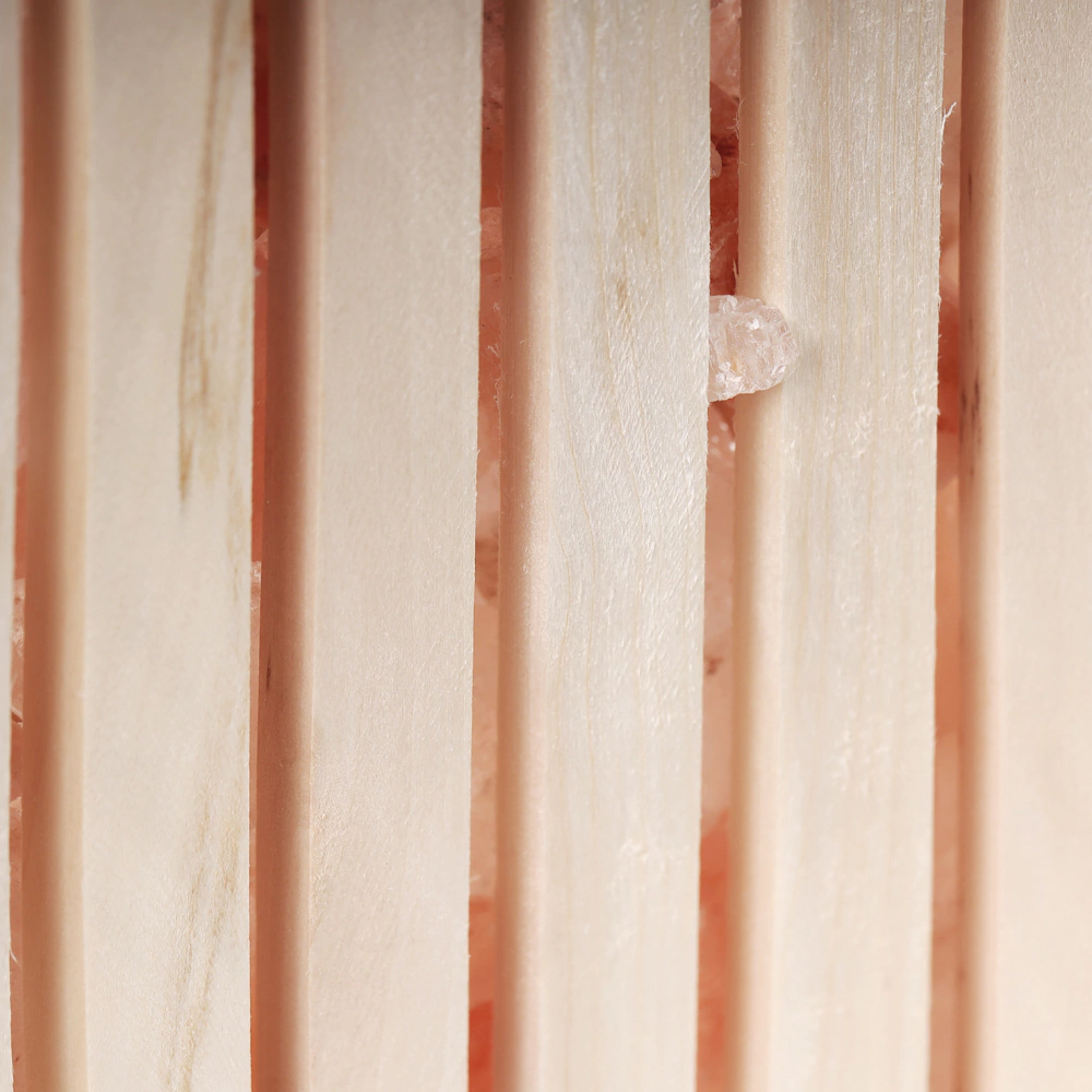 Абажур с гималайской солью россыпью для светильника DoorWood угловой