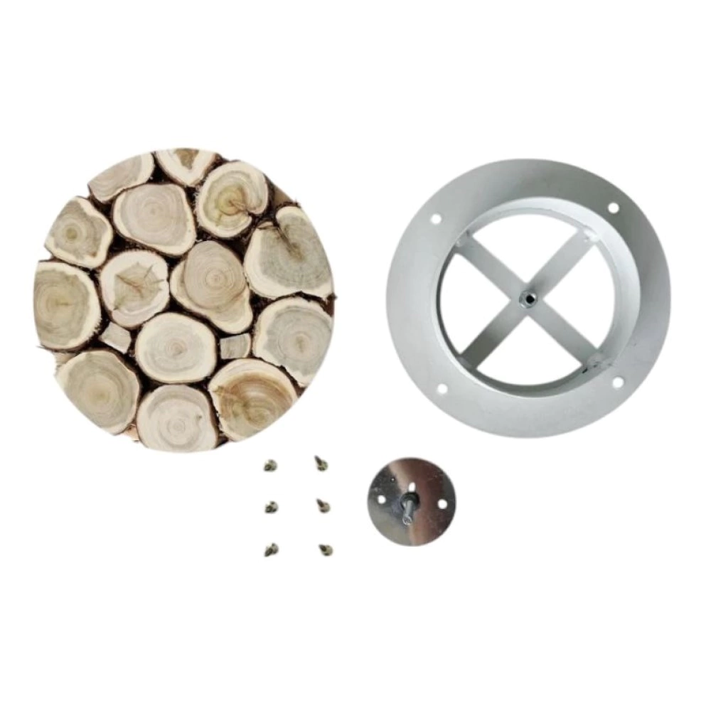 Клапан регулируемый для бани и сауны D100 мм можжевельник