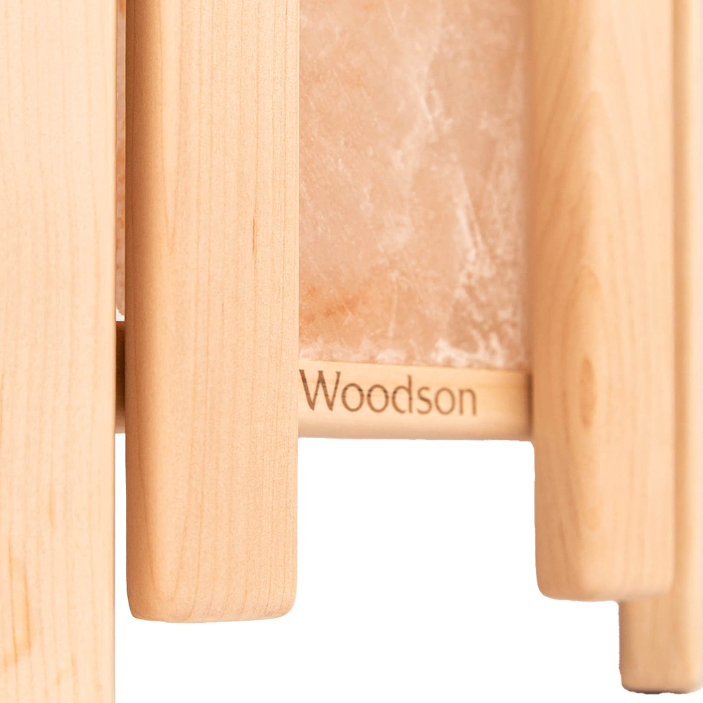 Абажур для светильника Trio с гималайской солью ольха Woodson