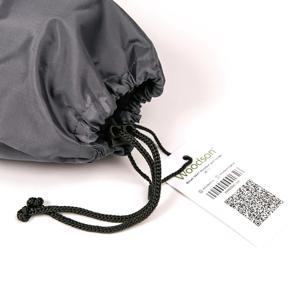 Валик для головы 45х11 см серый Woodson