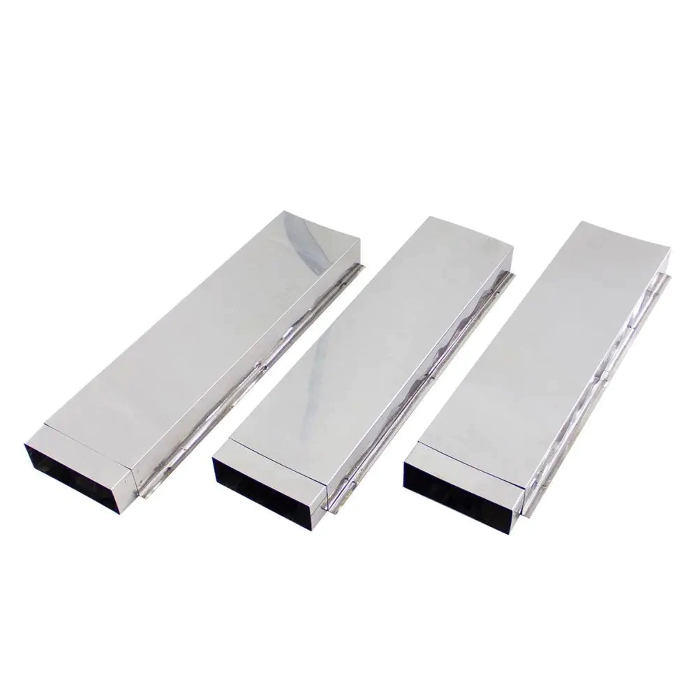 Вентиляция для бани КуБасту прямоугольная/вертикальная нержавеющая сталь 0,5 мм