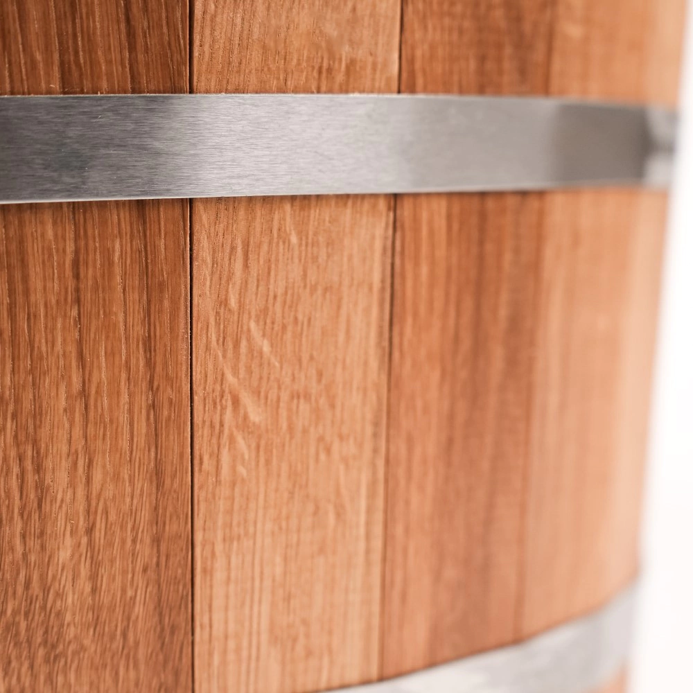 Ушат шайка с нержавеющей вставкой 15 л дуб Woodson