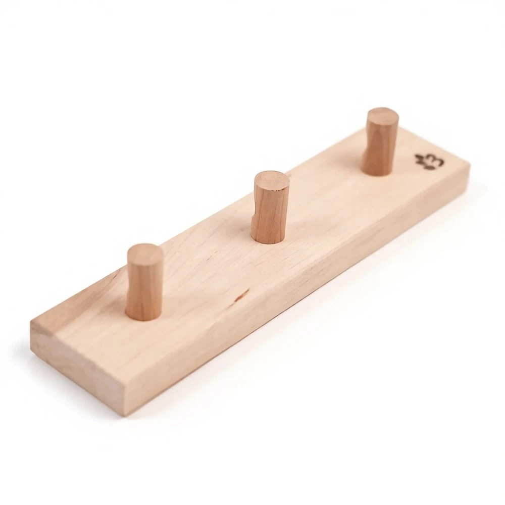 Вешалка для бани 3 крючка ольха Левада