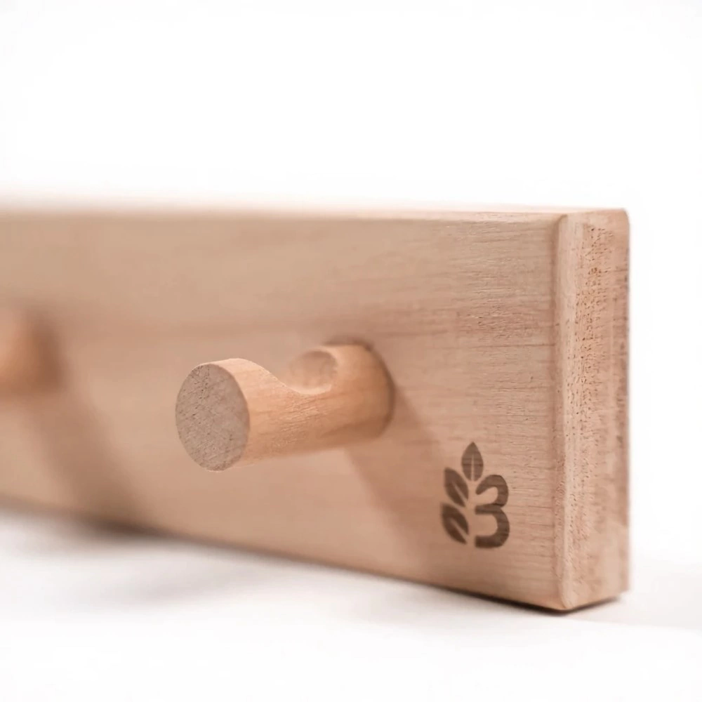 Вешалка для бани 5 крючков ольха Левада