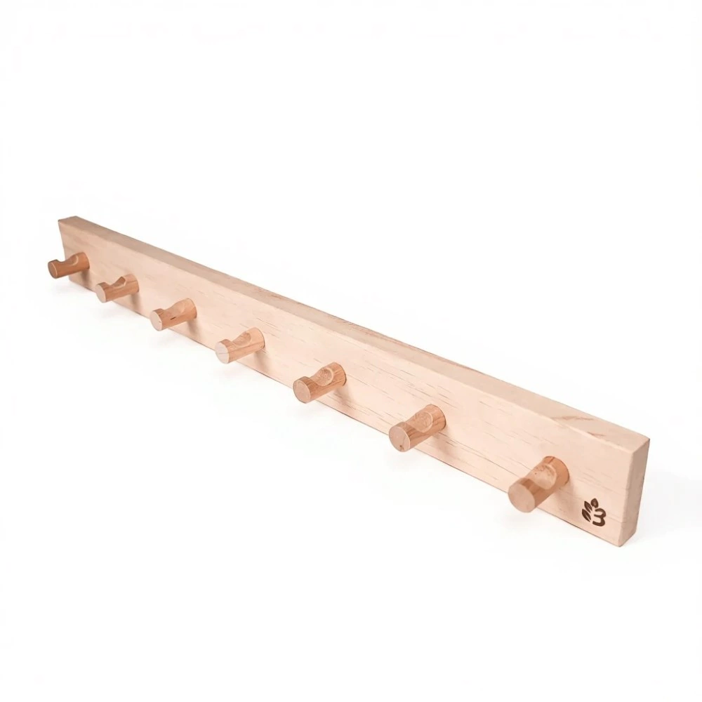 Вешалка для бани 7 крючков ольха Левада