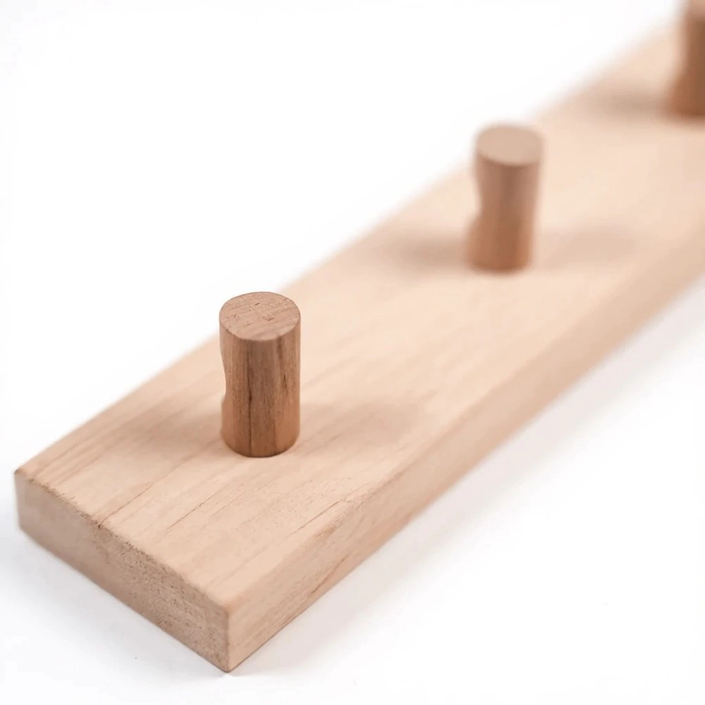 Вешалка для бани 7 крючков ольха Левада