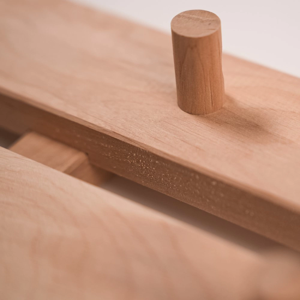 Вешалка для бани 7 крючков 2 ряда ольха Левада