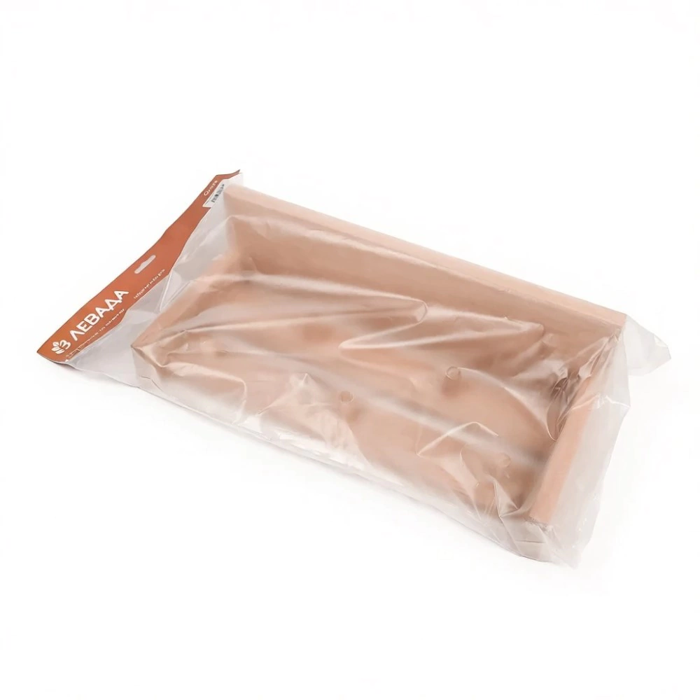 Вешалка для бани 5 крючков 2 ряда с полкой ольха