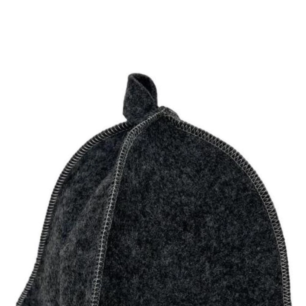 Шапка банная войлок серый