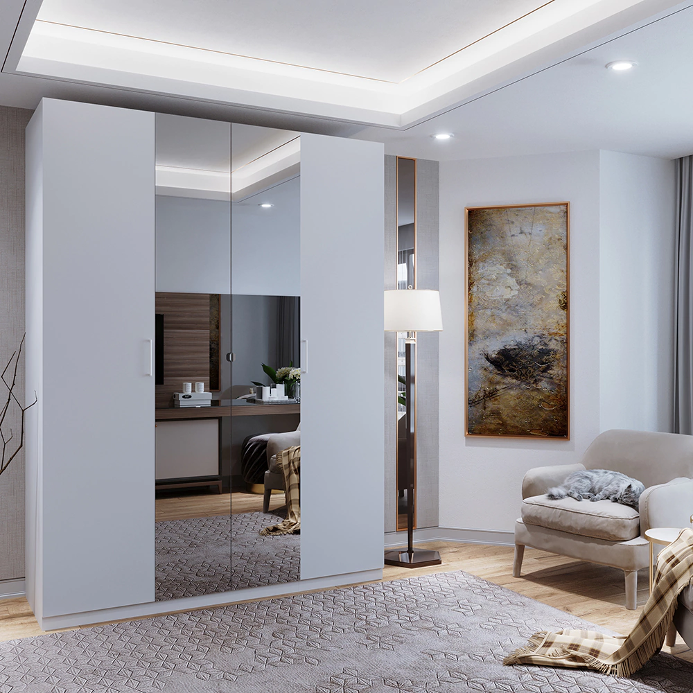 Дверь модульного шкафа elemento распашная 50 см белая