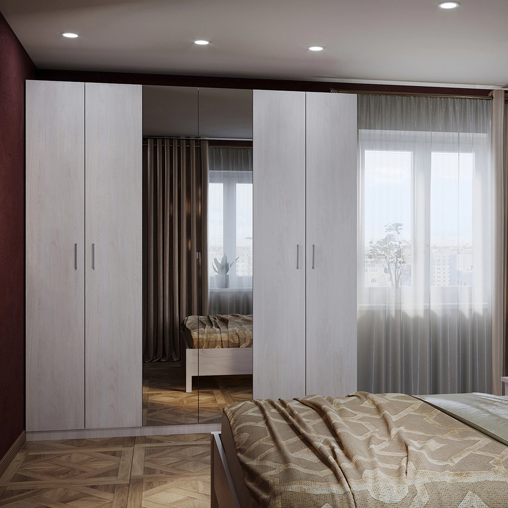 Дверь модульного шкафа elemento распашная 50 см ясень анкор светлый