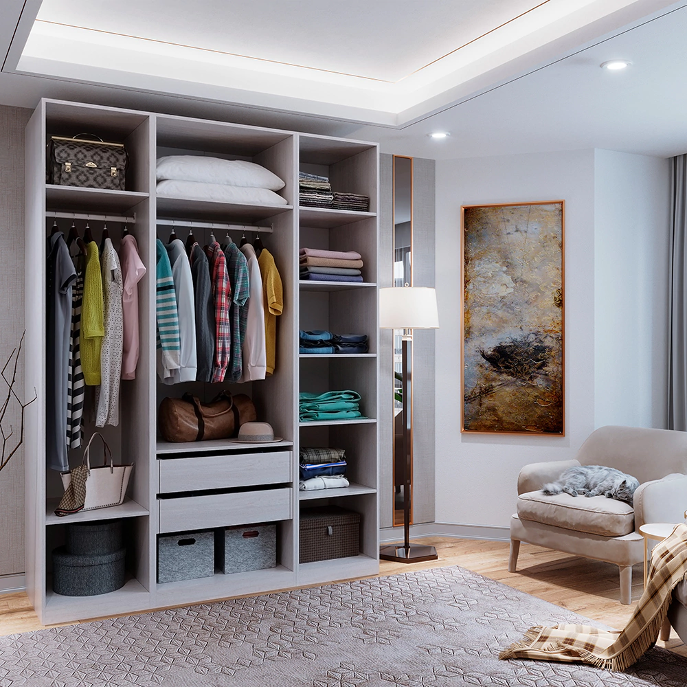 Корпус модульного шкафа elemento 100 см ясень анкор светлый