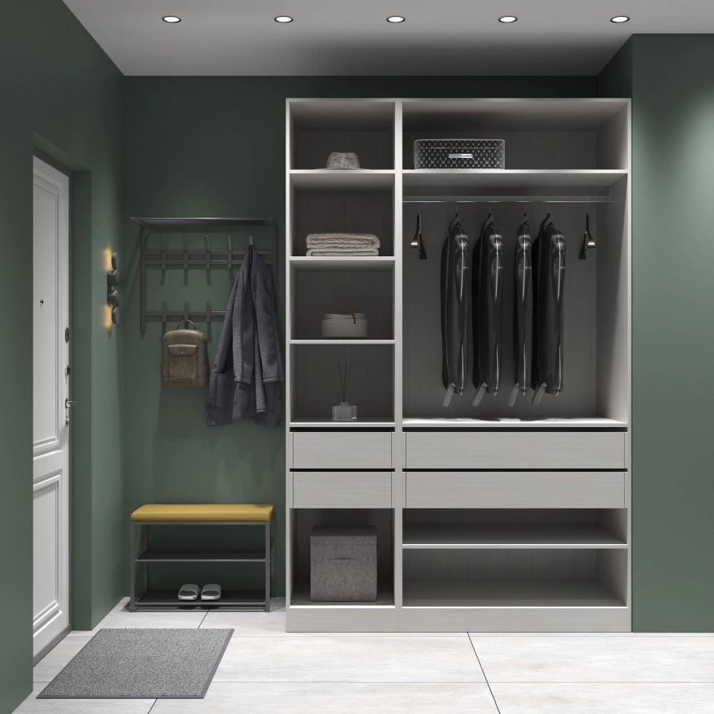 Штанга мебельная овальная elemento 75 см 30x15 мм хром