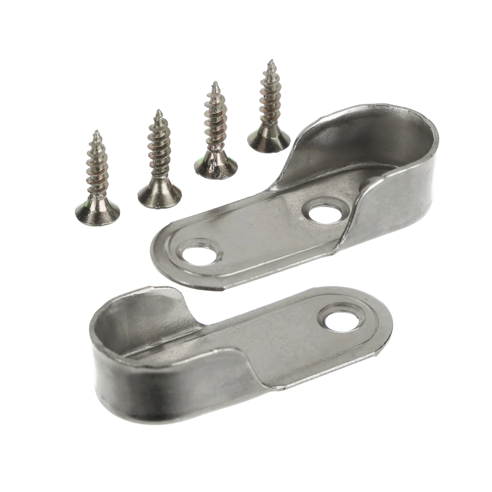 Штанга мебельная овальная elemento 75 см 30x15 мм хром