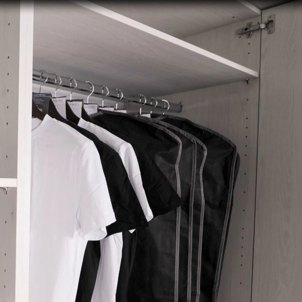 Штанга мебельная овальная elemento 75 см 30x15 мм хром