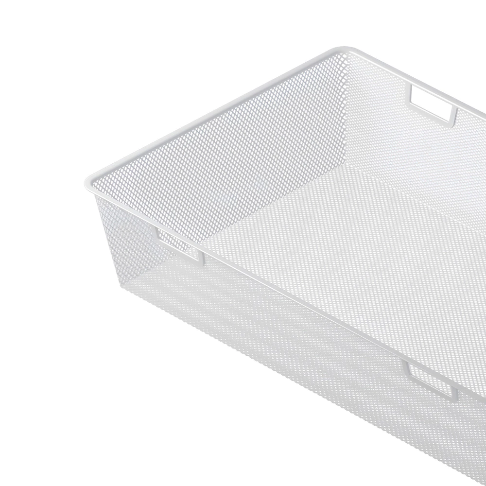 Корзина мелкосетчатая Ш100 см 893х555х185 мм белая Larvij