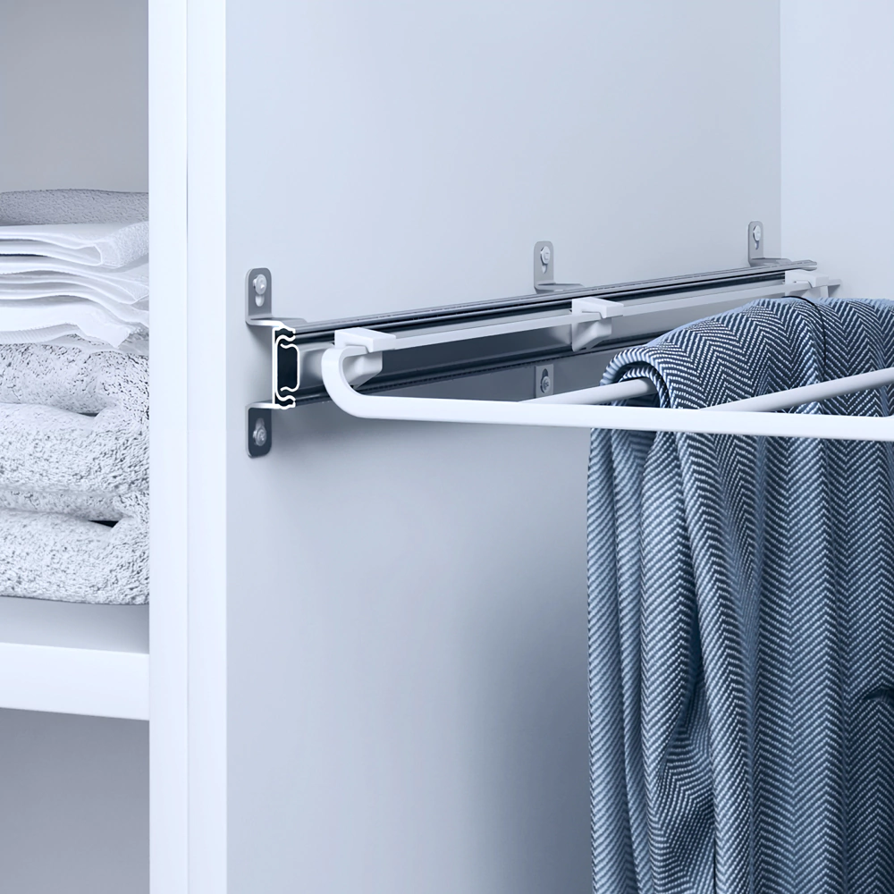 Брючница Ш100 см 893х555х26 мм белая Larvij