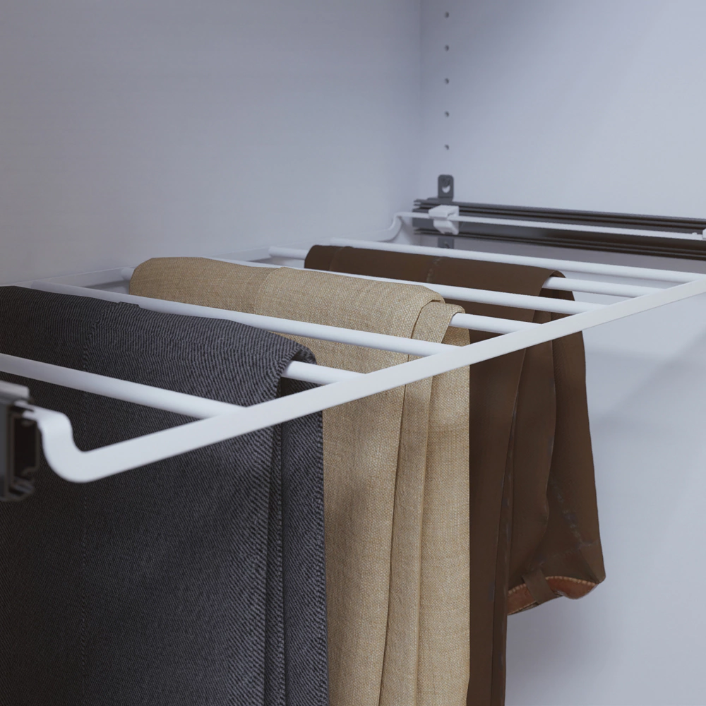 Брючница Ш75 см 643х555х26 мм белая Larvij