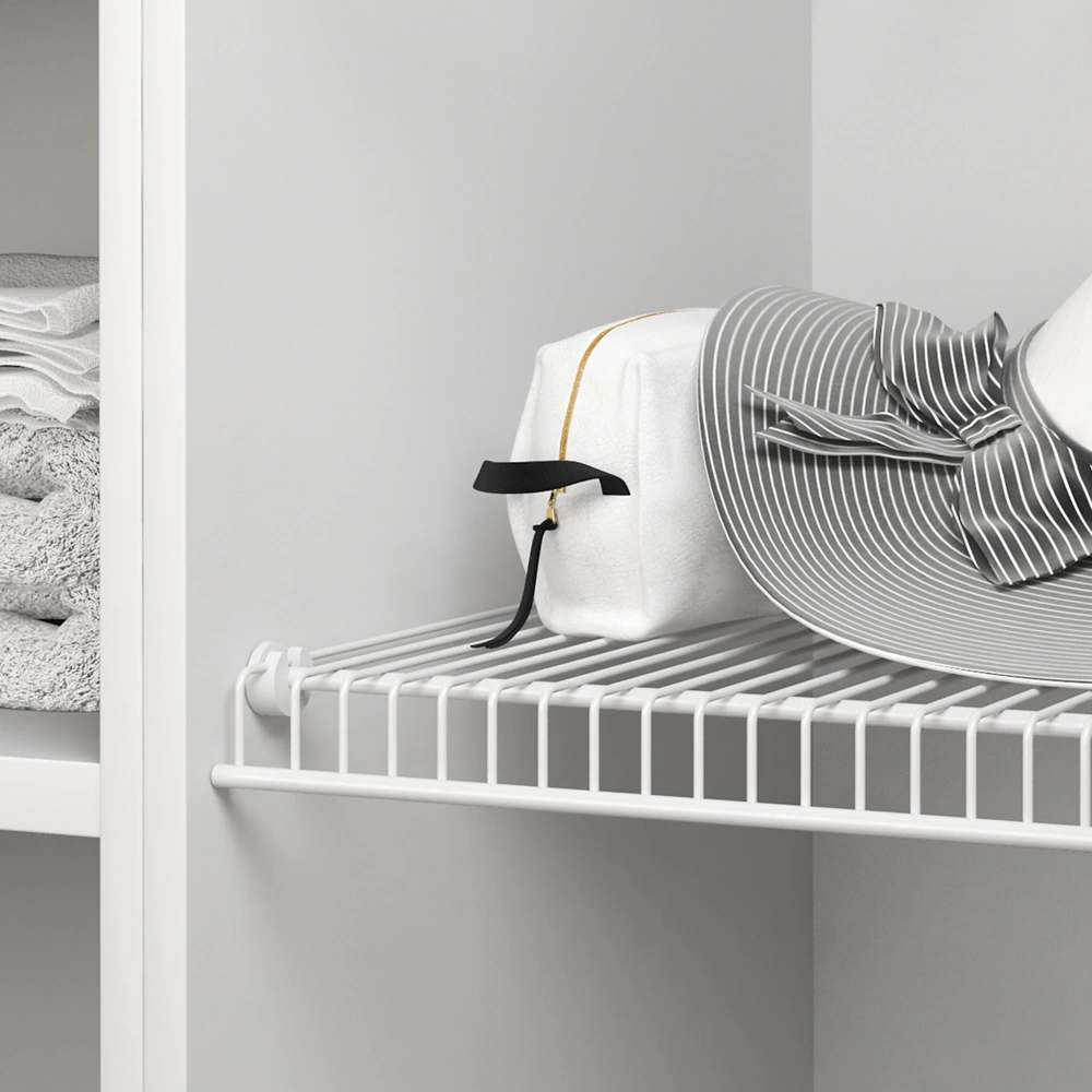 Полка проволочная Ш50 см 462x556 мм белая Larvij