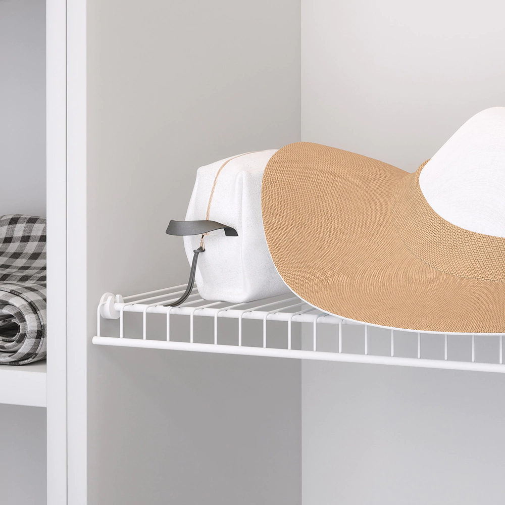 Полка проволочная Ш75 см 715x556 мм белая Larvij