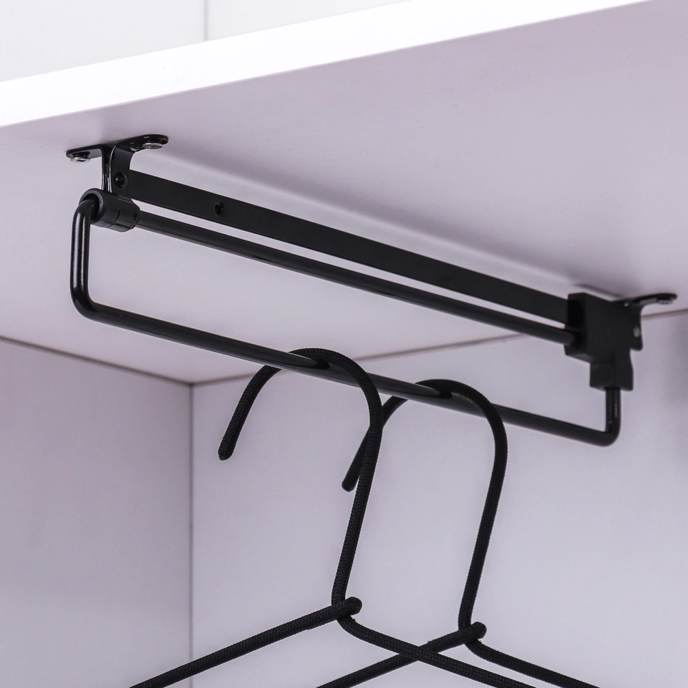 Штанга выдвижная 350 мм черная Larvij