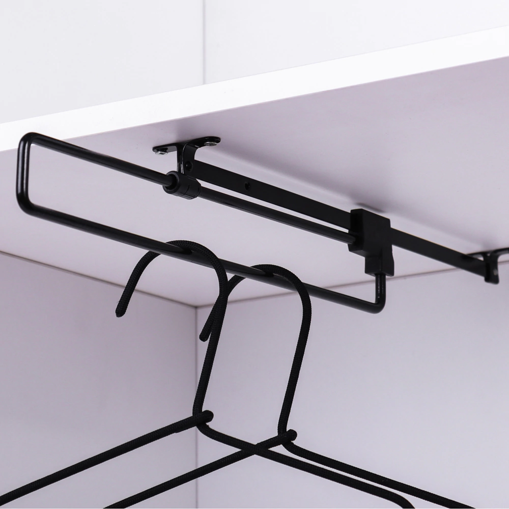 Штанга выдвижная 350 мм черная Larvij