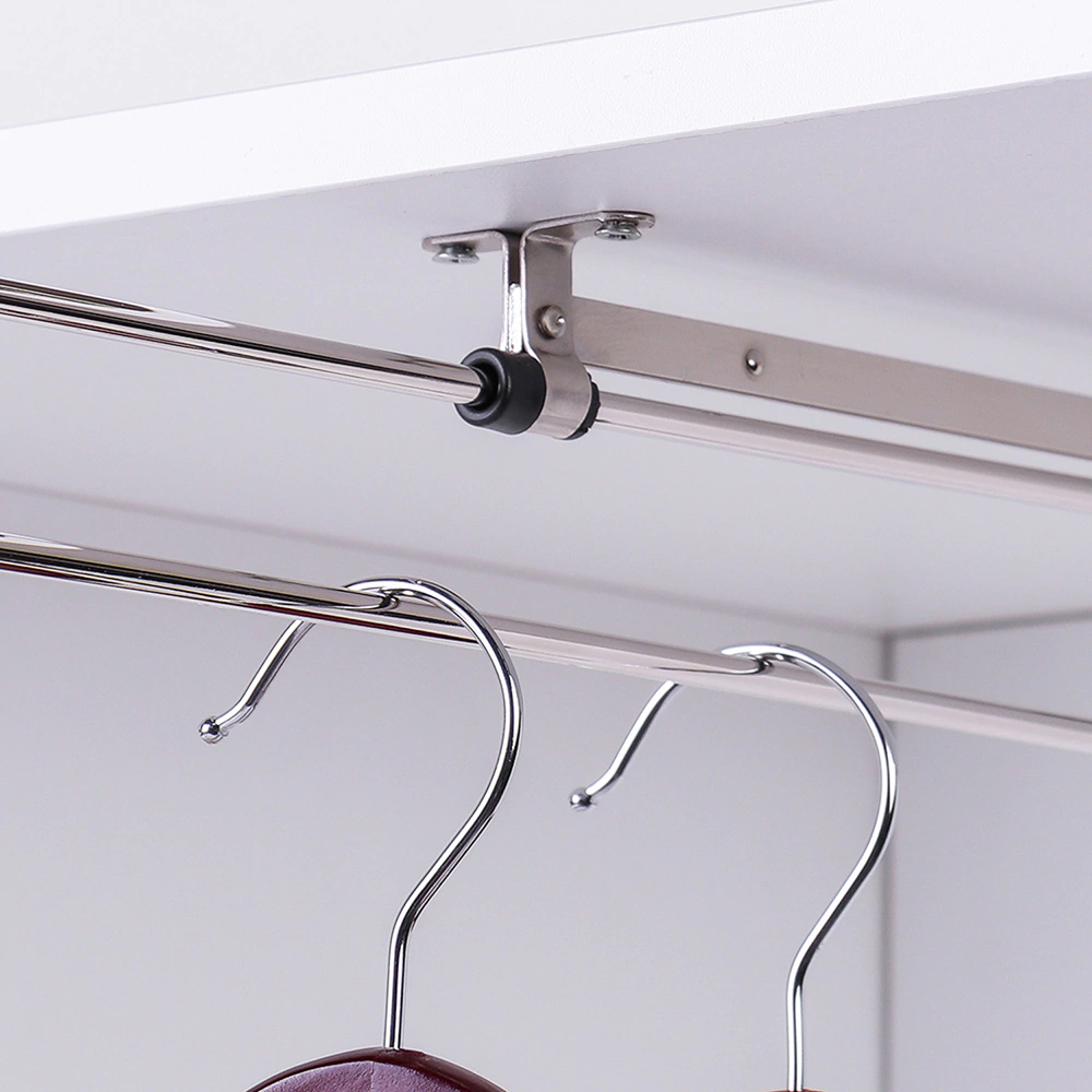 Штанга выдвижная 350 мм никель Larvij