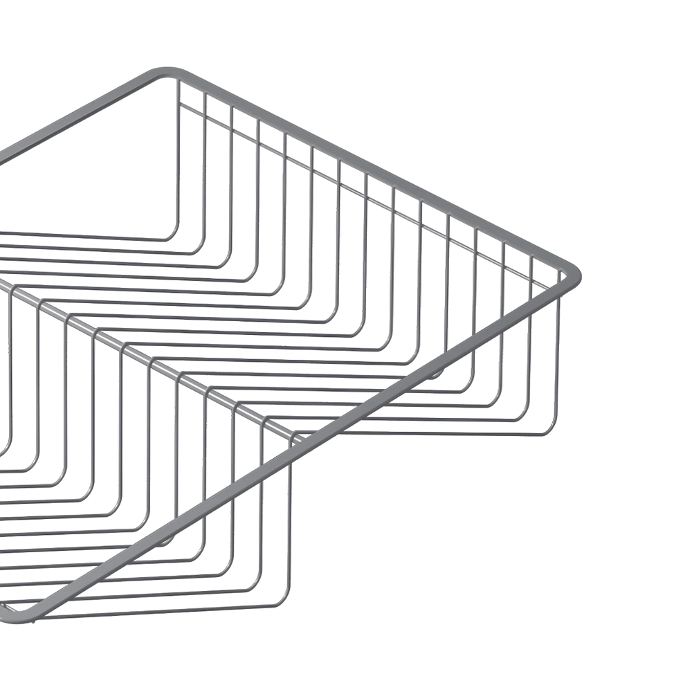 Обувница проволочная Ш75 см 643х555х130 мм серая Larvij