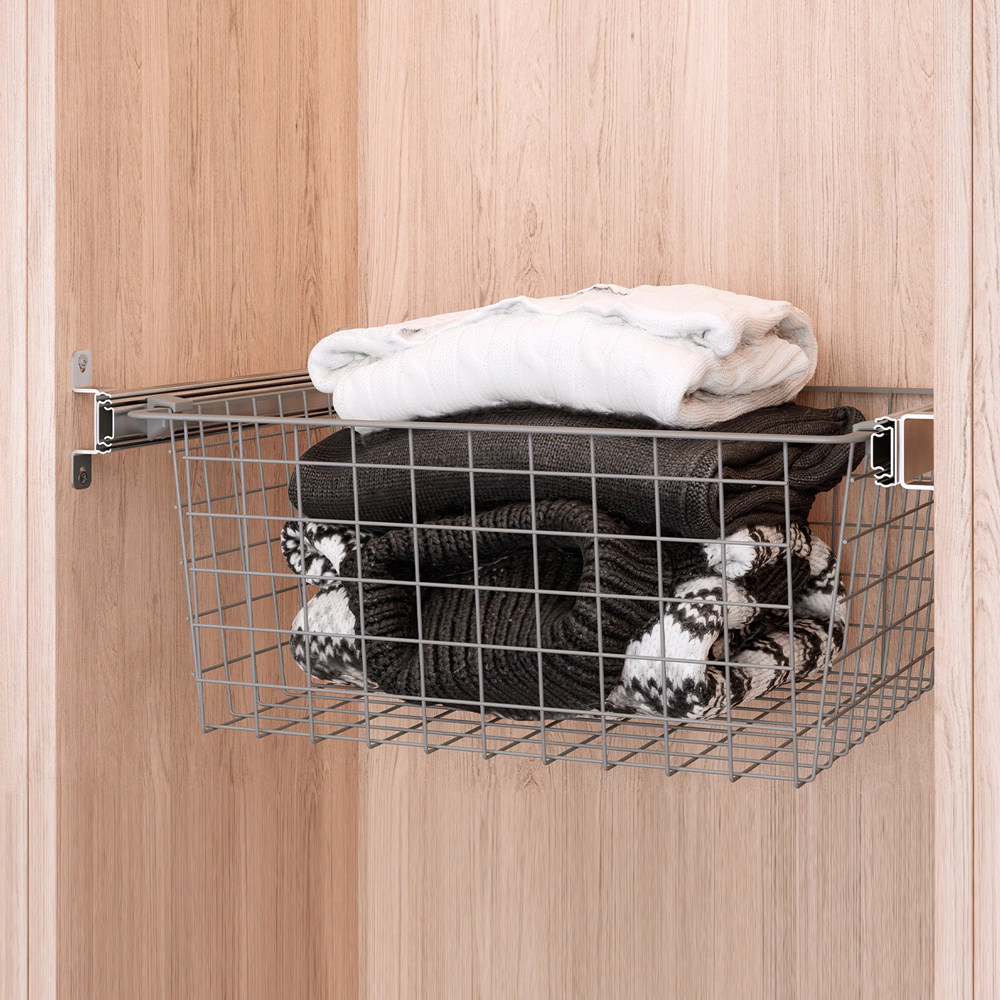 Направляющая телескопическая 550 мм металл/серый Larvij