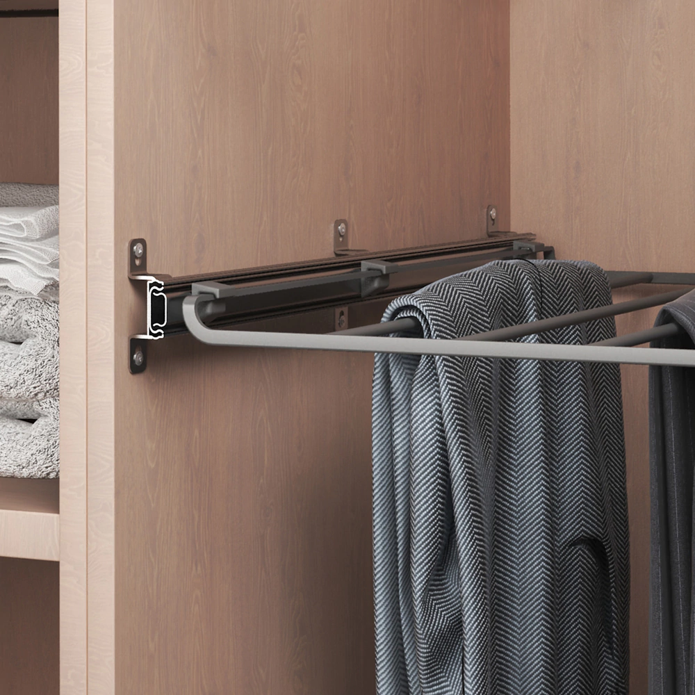 Брючница Ш100 см 893х555х26 мм серая Larvij