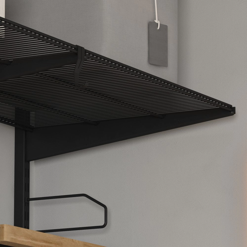 Кронштейн полки проволочной 525 мм серия 540 черный Aristo