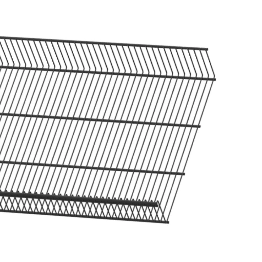 Полка-корзина проволочная 606х437х97 мм серия 460 черная Aristo
