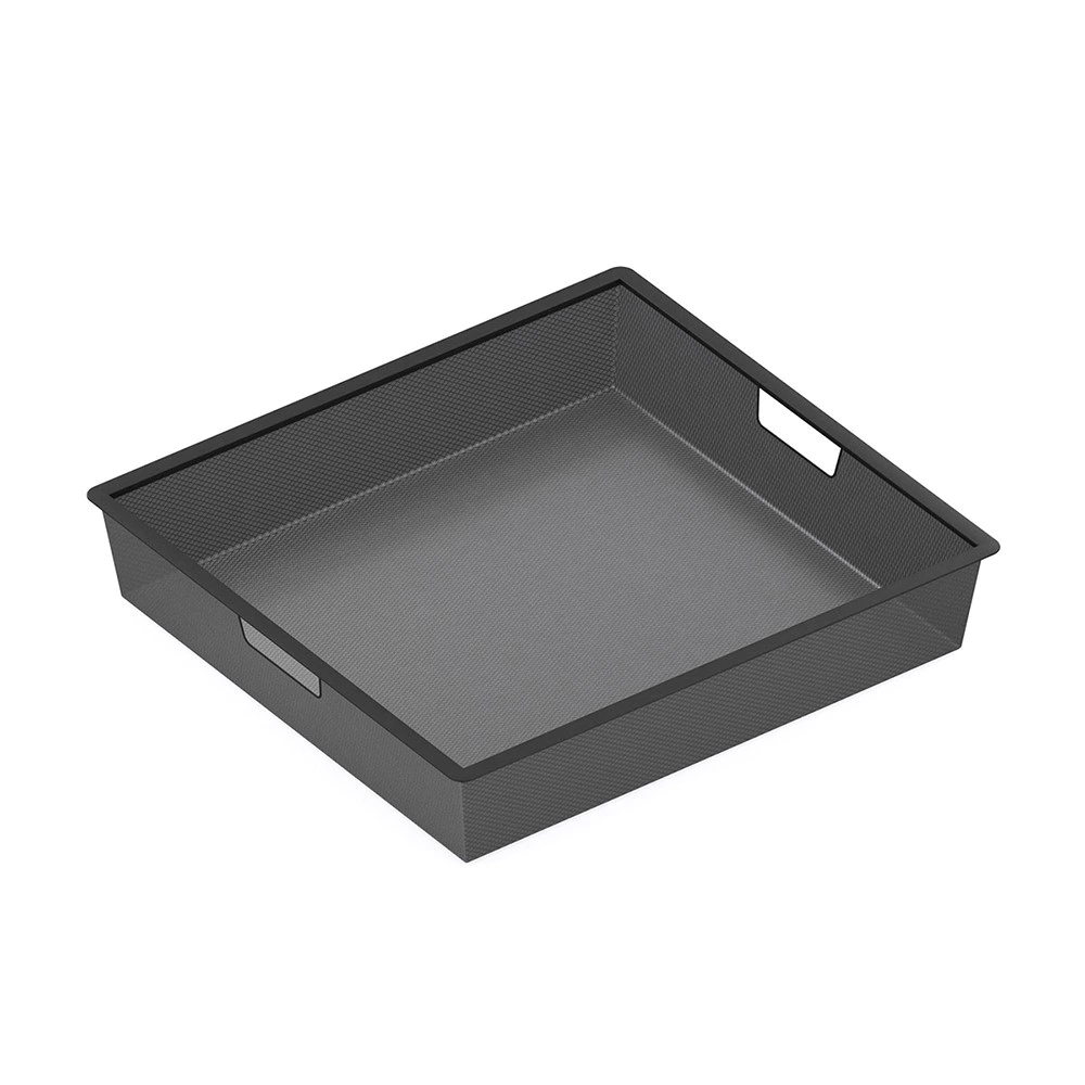 Корзина мелкосетчатая 427х527х85 мм черная Aristo