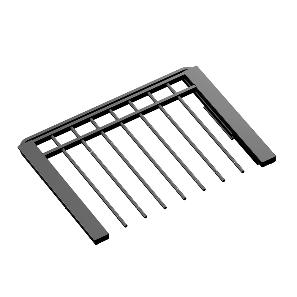 Вешалка для брюк выдвижная с доводчиком L607 мм серия 460 черная Aristo