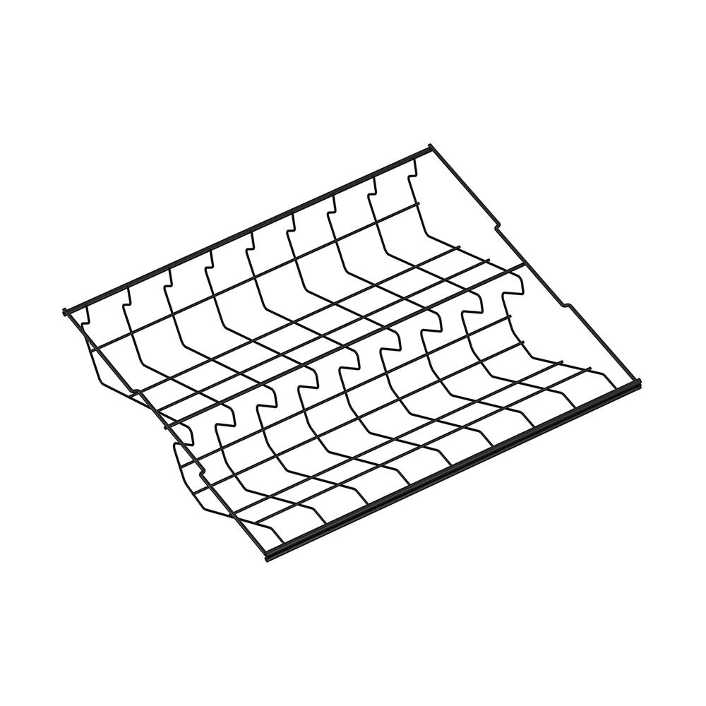 Обувница 2-ярусная стационарная L607 мм серия 460 черная Aristo