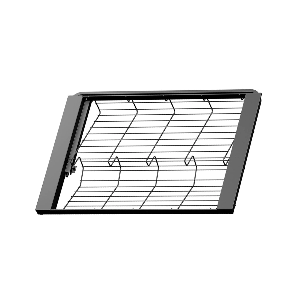 Обувница 2-ярусная выдвижная с доводчиком L607 мм серия 460 черная Aristo