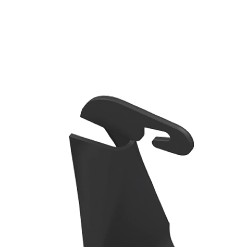 Подвески гардеробной штанги черные 2 шт Aristo