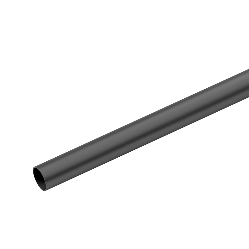 Штанга гардеробная круглая L2000 мм d25 мм черная матовая Aristo