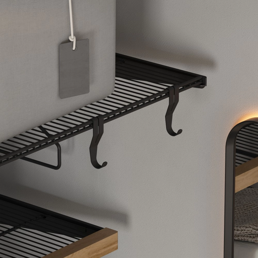 Крючки универсальные черные 3 шт Aristo