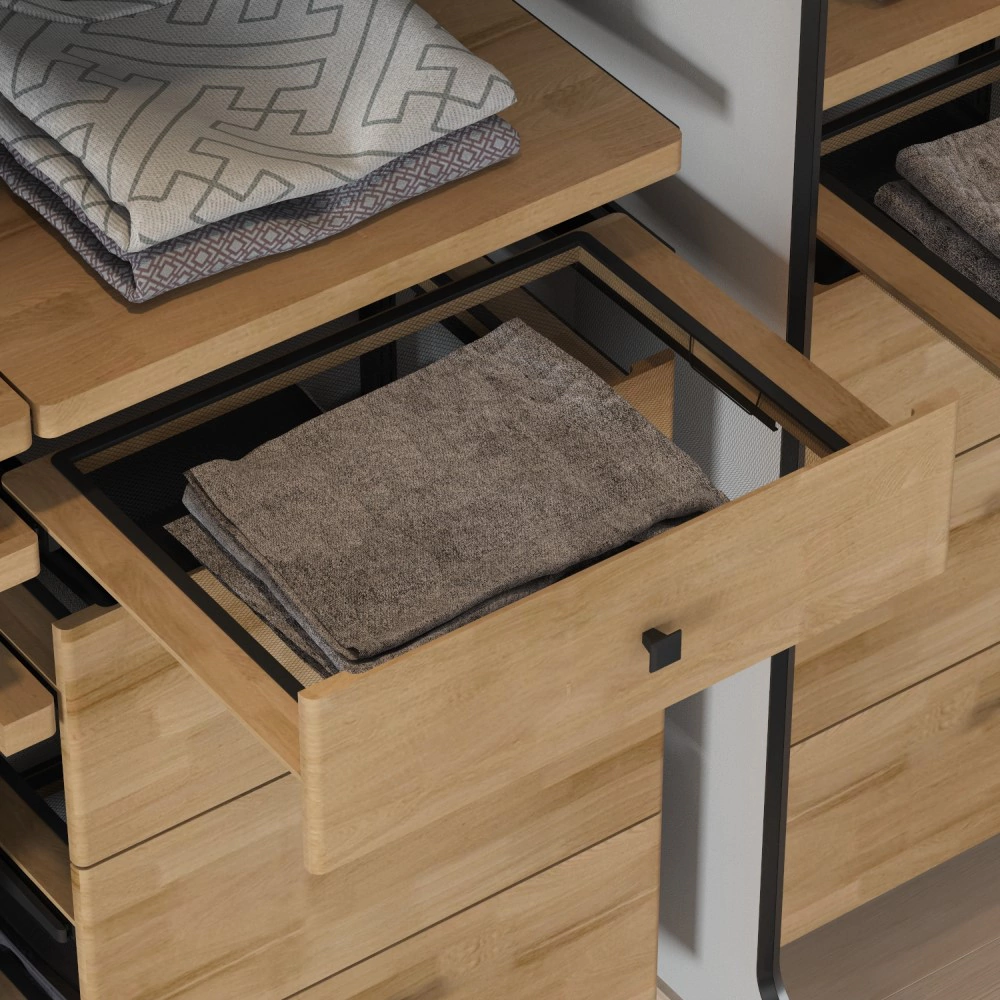 Рамка для фасада L607 мм серия 460 дерево светлое/черная Aristo