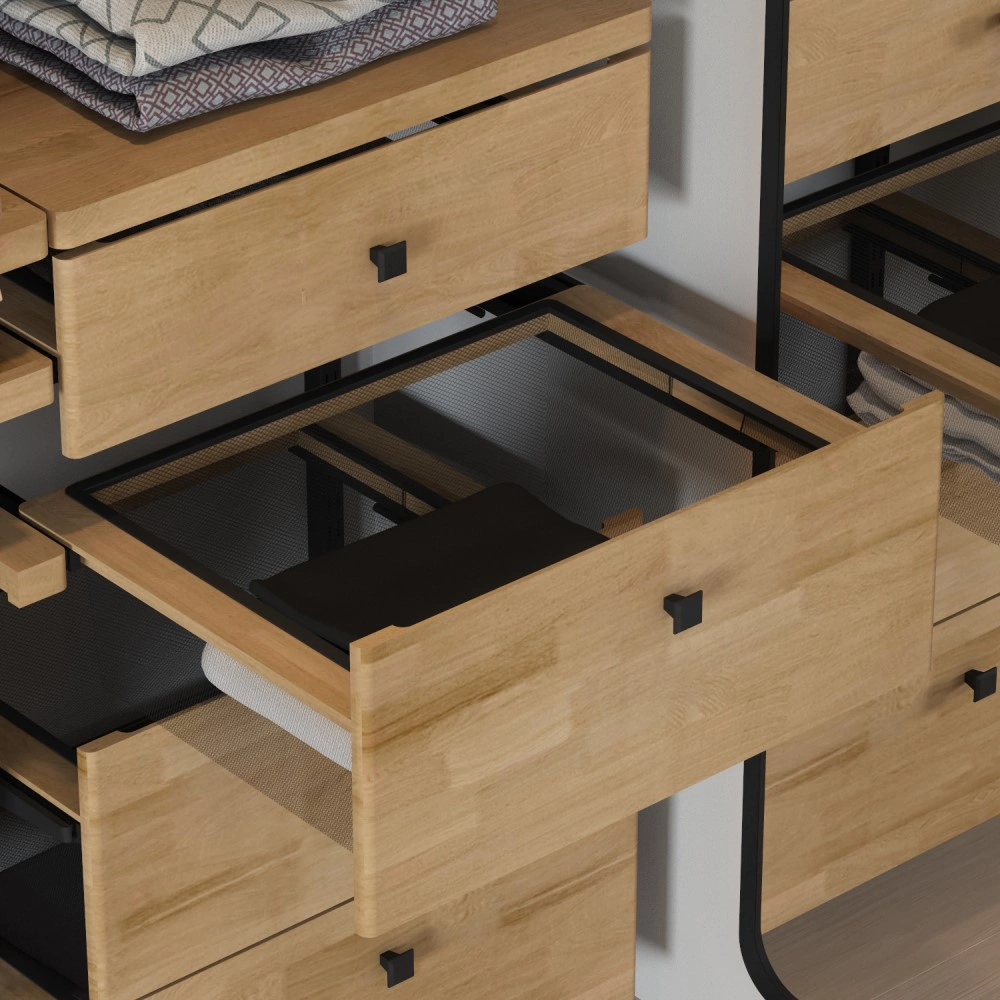 Рамка для фасада L607 мм серия 460 дерево светлое/черная Aristo