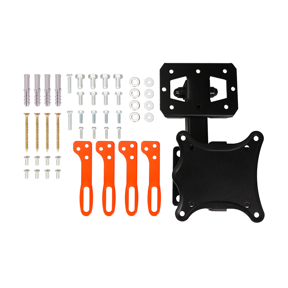 Кронштейн для ТВ 14-42 дюймов наклонно-поворотный 1 рукав elemento