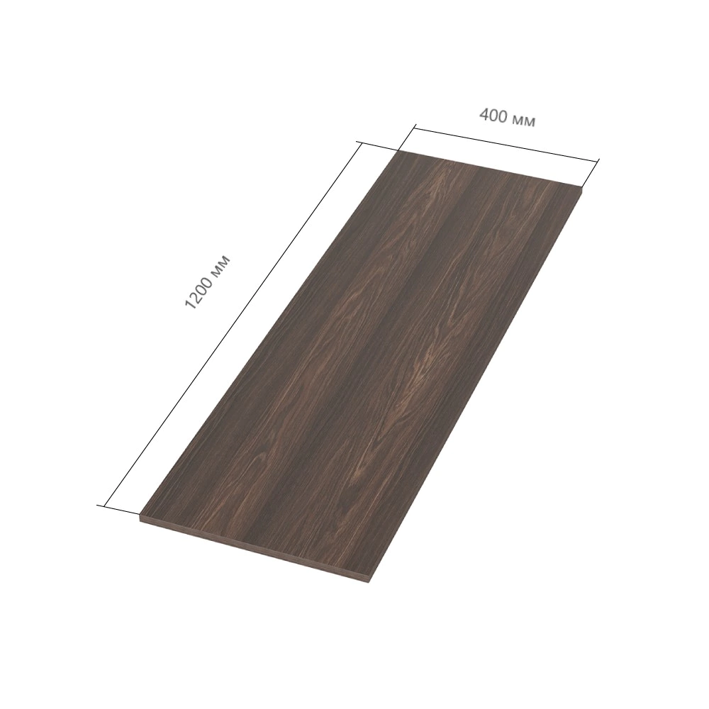 Деталь мебельная 1200х400х16 мм дуб аскона elemento