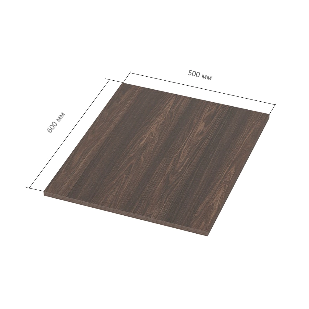 Деталь мебельная 600х500х16 мм дуб аскона elemento