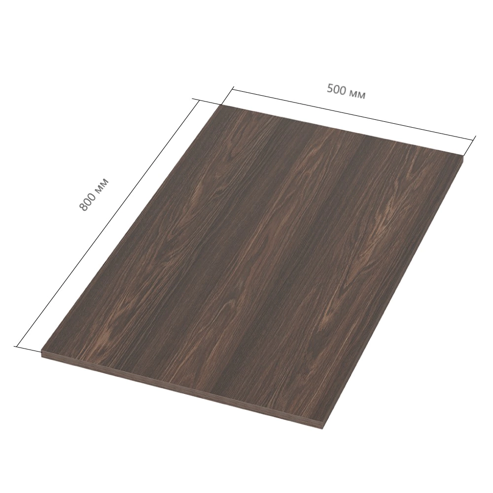 Деталь мебельная 800х500х16 мм дуб аскона elemento